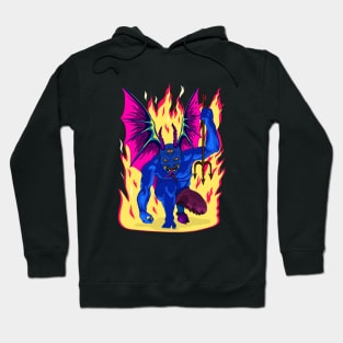 Retro art devil Hoodie